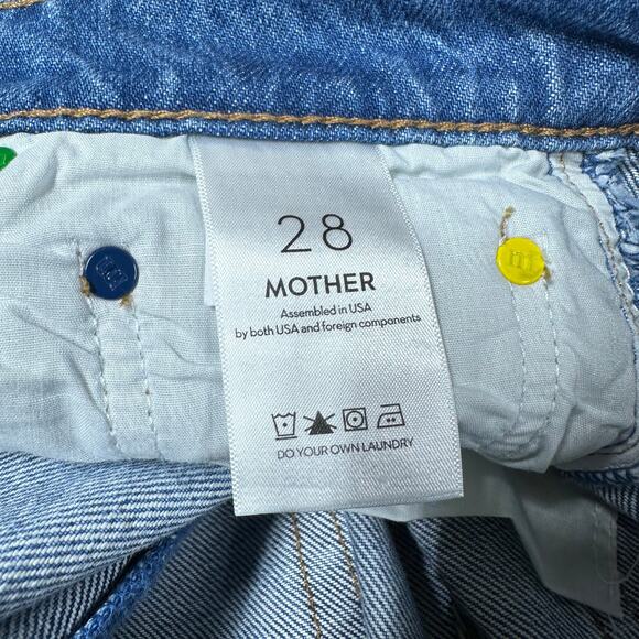 Mother Snacks NWT High Waisted Twizzy Skimp Size 28 Delicious Memories Straight - Picture 5 of 10